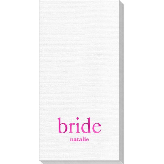 Big Word Bride Deville Guest Towels